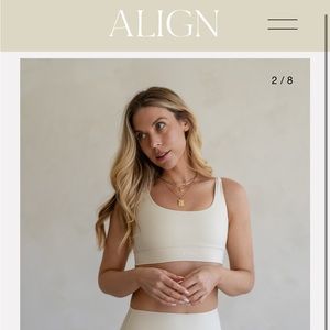 “Align Body” by Bailey Brown “Scoop Pilates Bra”. Size XS. Never used.